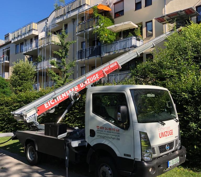 Möbellift Möbelaufzug von Eichenseer Umzüge in München
