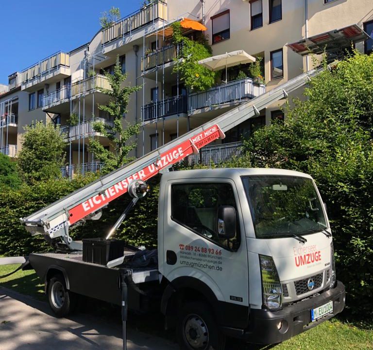 Möbellift Möbelaufzug von Eichenseer Umzüge in München