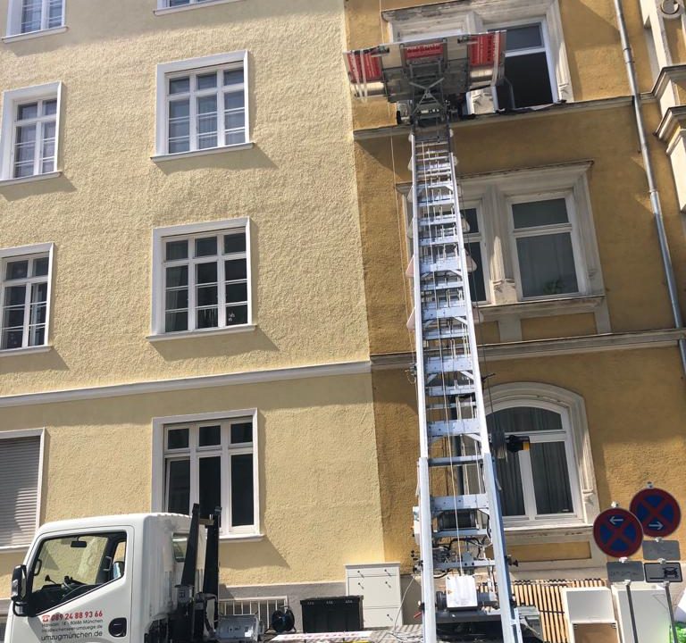 Möbellift Möbelaufzug von Eichenseer Umzüge in München