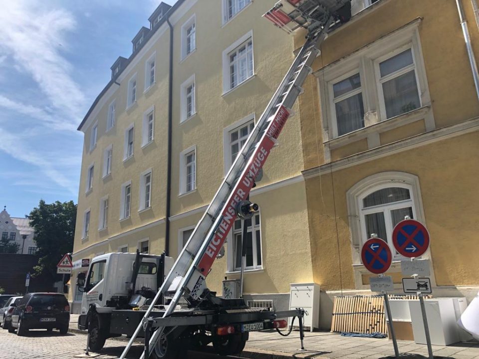 Möbellift Möbelaufzug von Eichenseer Umzüge in München